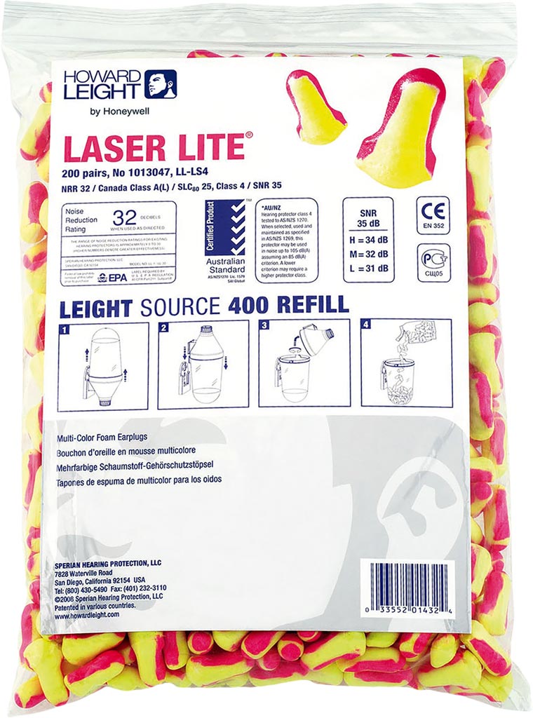 Wkładki przeciwhałasowe HONEYWELL - HW-OSZ-LASERLITE4 HW-OSZ-LASERLITE4