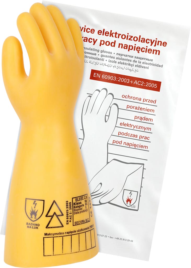 Rękawice elektroizolacyjne SECURA - RELSEC-2-5 RELSEC-2-5