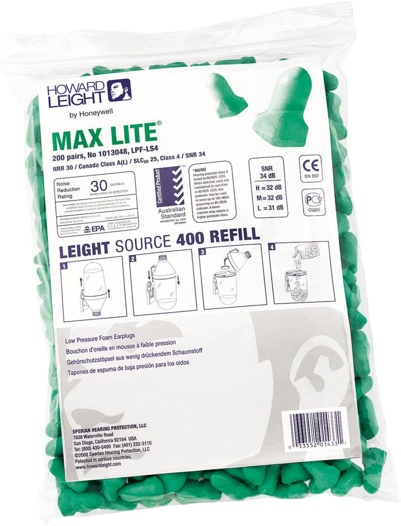 Wkładki przeciwhałasowe HONEYWELL - HW-OSZ-MAXLITE HW-OSZ-MAXLITE