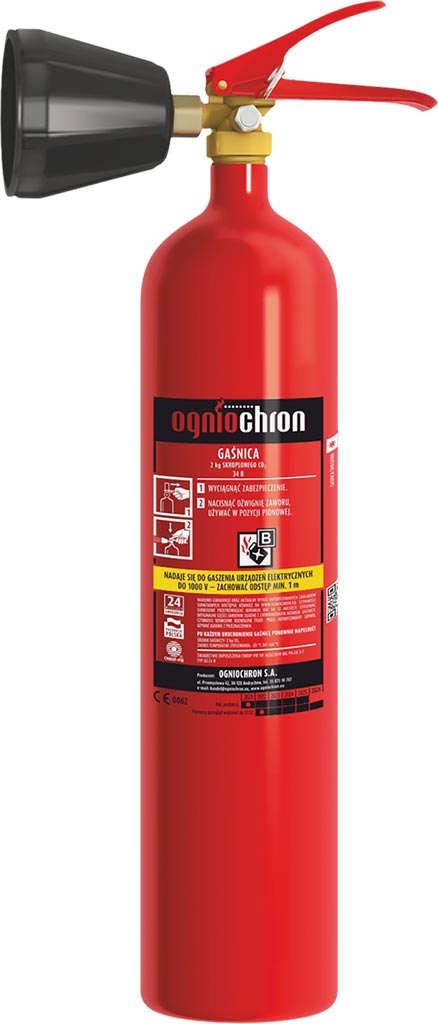Gaśnica śniegowa 2 kg OGNIOCHRON - OGS-2XB OGS-2XB