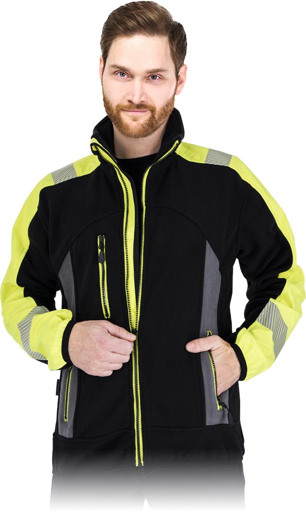 Bluza ochronna z polaru L.HOLLMAN - LH-POLVIS LH-POLVIS