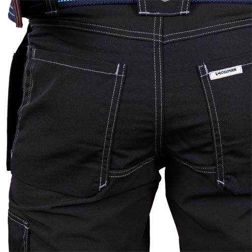 Spodnie ochronne do pasa L.HOLLMAN - LH-EVERBLACK LH-EVERBLACK