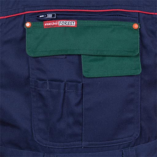 Spodnie ochronne ogrodniczki ocieplane REIS - STO STO